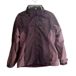Quest Girls XL 3-in-1 Winter Jacket Purple Fleece Liner Hooded Ski Parka Coat